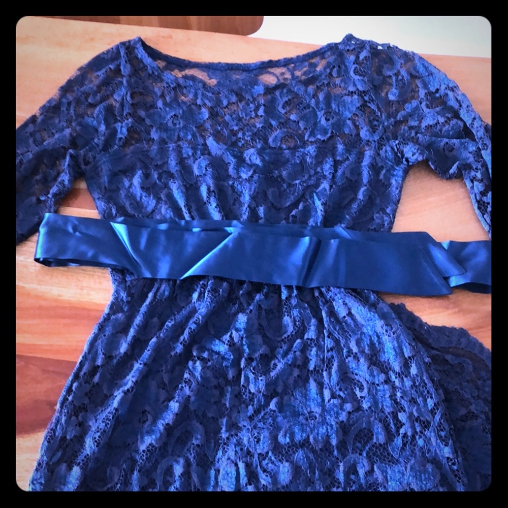 Tiffany Rose Size 1 Occassion Maternity Blue Dress